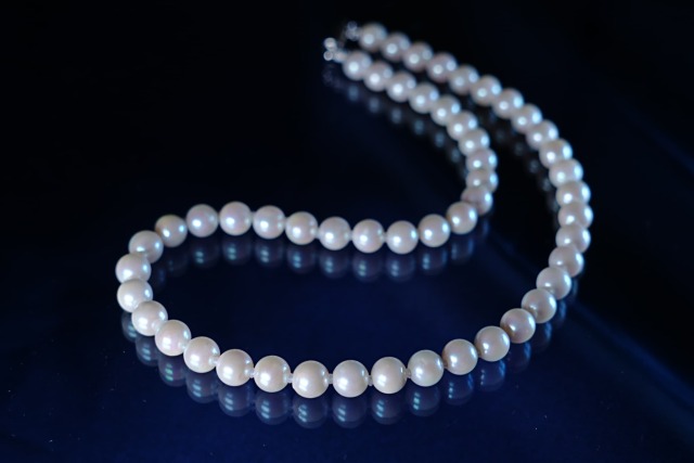 7.0~7.5ｍｍ 花珠真珠ネックレス・ピアス・一粒Y字ネックレス3点セット