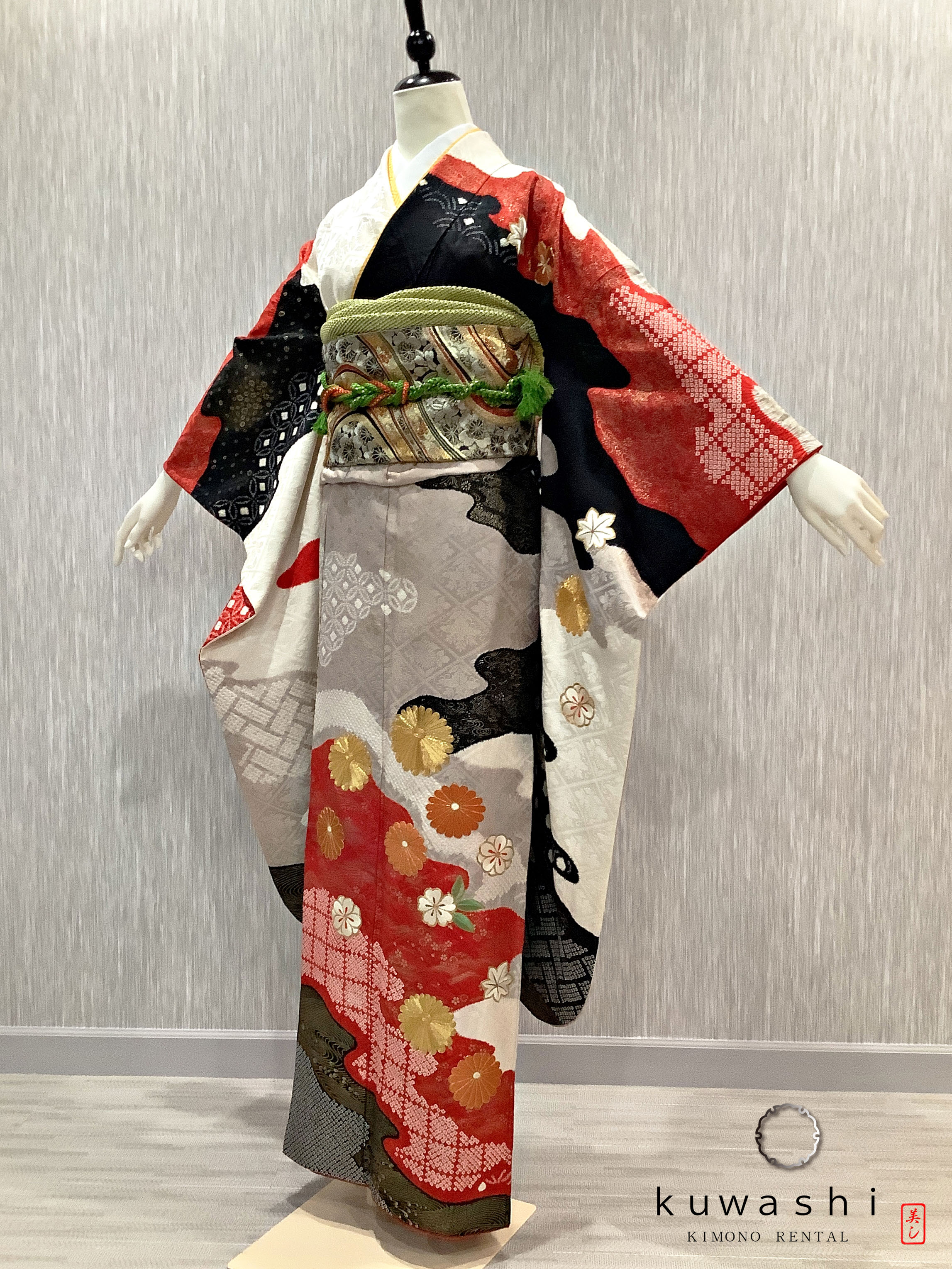振袖 クワシ着物レンタル 品番８００１７