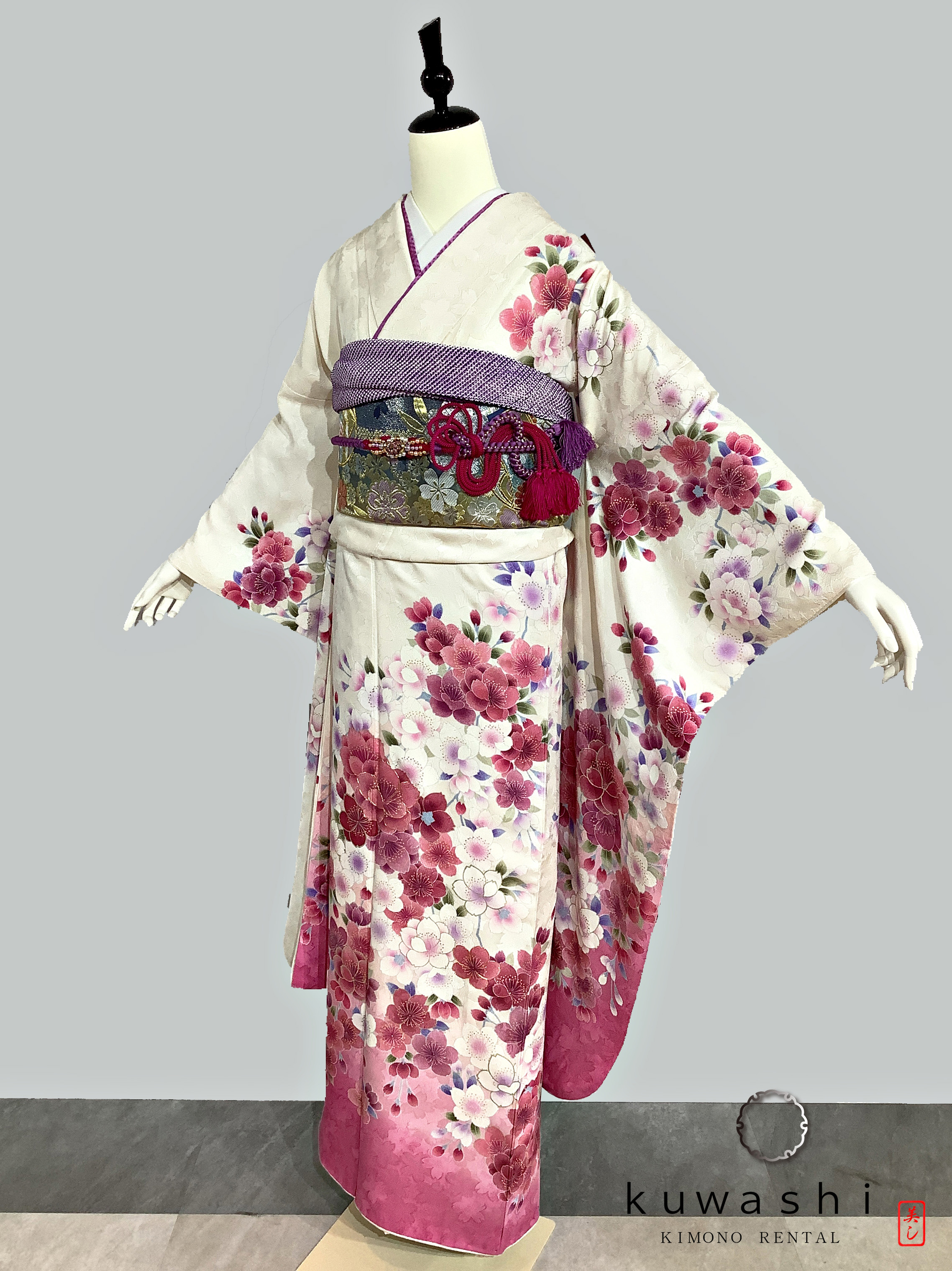 振袖 クワシ着物レンタル 品番８００２３