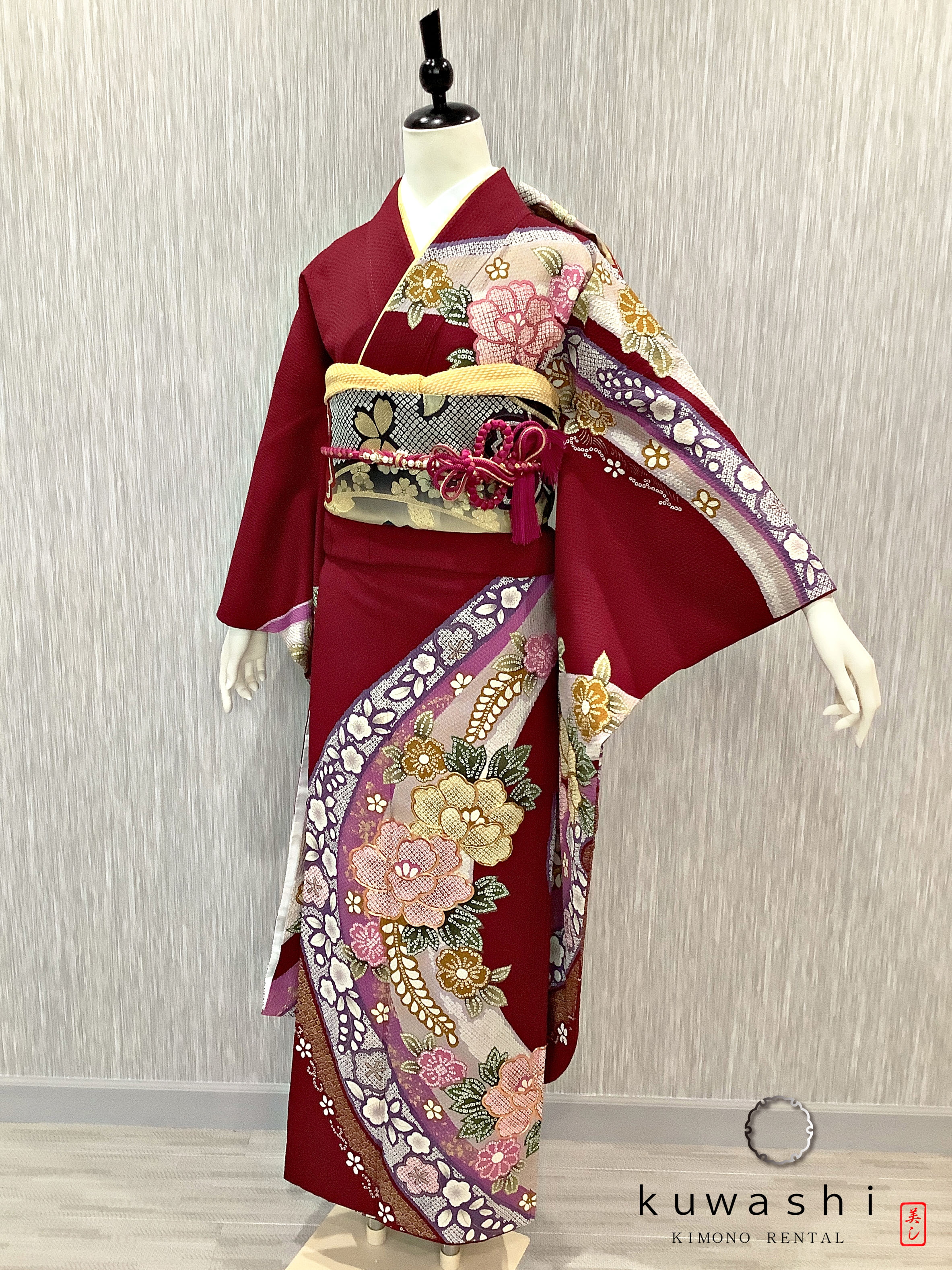 振袖 クワシ着物レンタル 品番８００２９