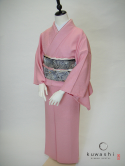 色無地 レンタル 入園式 卒園式　ピンク