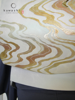 付下げ訪問着 レンタル 結婚式 ゲスト 紺系