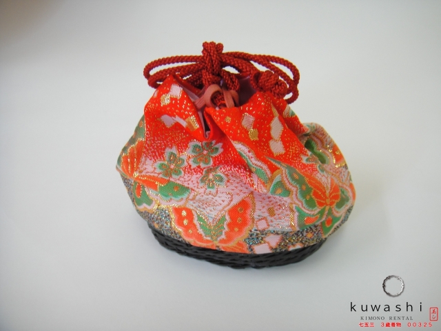 七五三　３歳　被布　正絹　鶴柄 七五三 着物 3歳 販売 被布セット 女の子 京WA・KKA ブランド 鶴