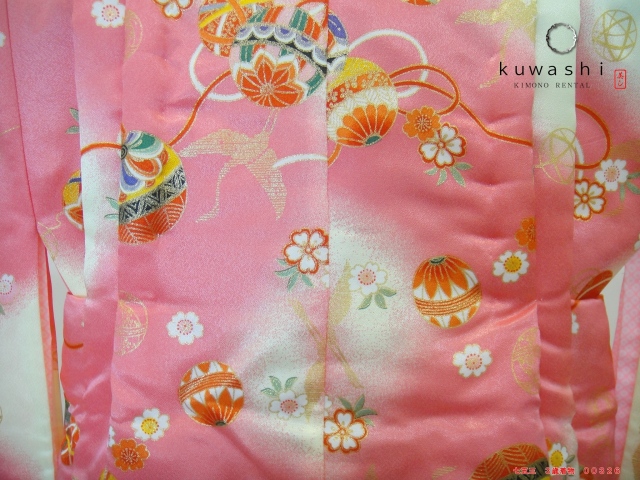 七五三 着物セット ピンクオレンジ花柄 七五三 着物セット オレンジ 花柄 - メルカリ