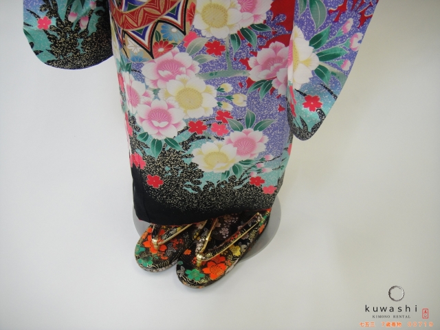 七五三着物レンタル　七五三　七歳着物　お参り　前撮り　貸衣装