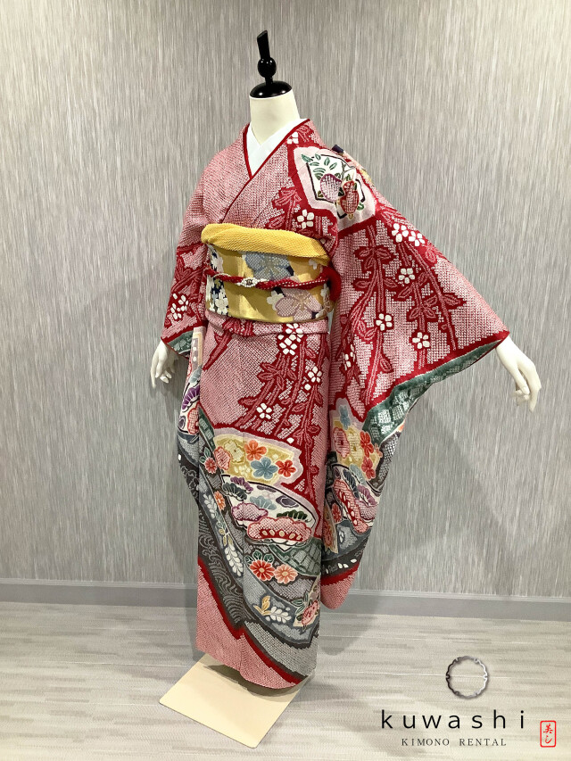 振袖 クワシ着物レンタル 品番８０００８
