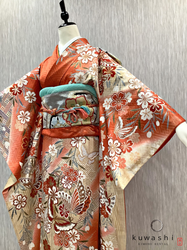 振袖 クワシ着物レンタル 品番８００１５
