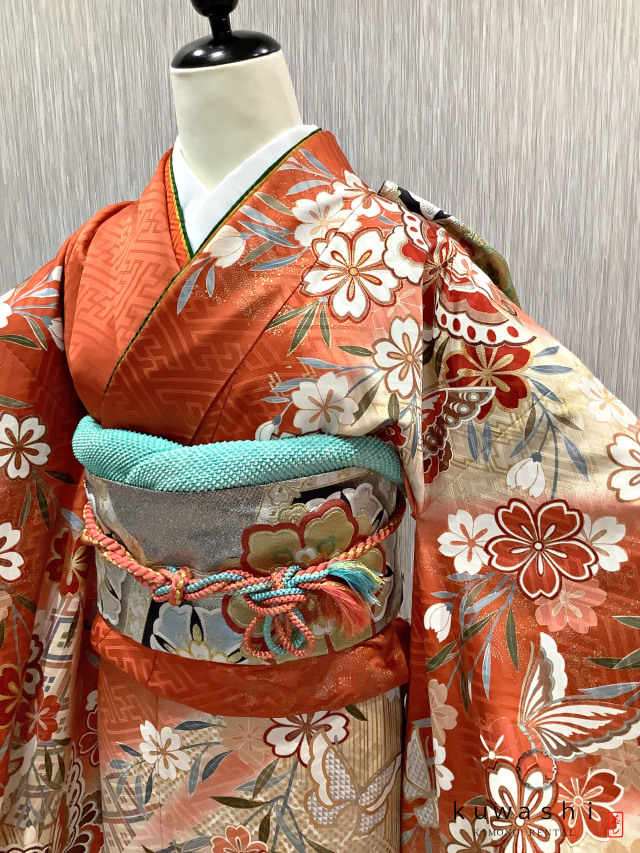 振袖 クワシ着物レンタル 品番８００１５