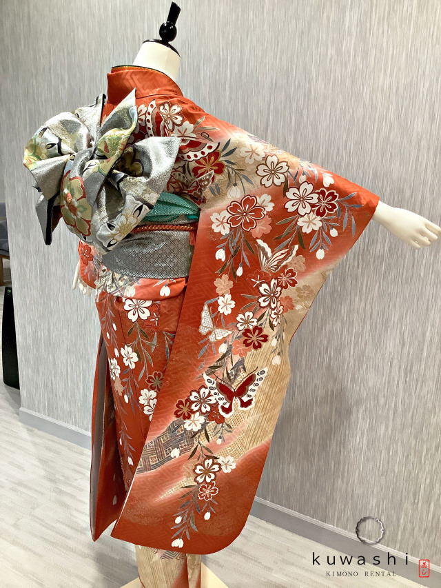 振袖 クワシ着物レンタル 品番８００１５