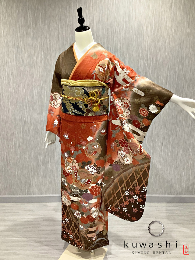 振袖 クワシ着物レンタル 品番８００２２