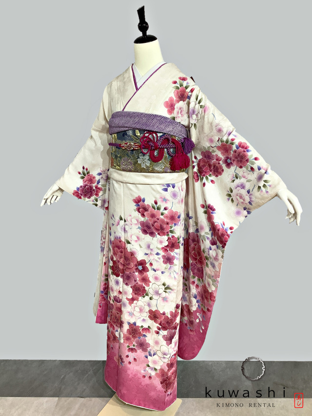 振袖 クワシ着物レンタル 品番８００２３
