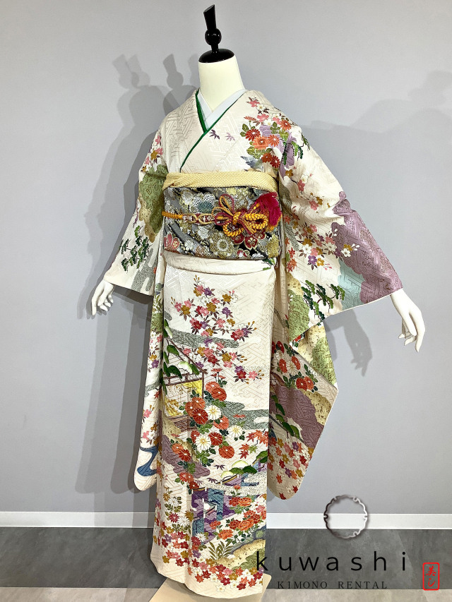 振袖 クワシ着物レンタル 品番８００２５