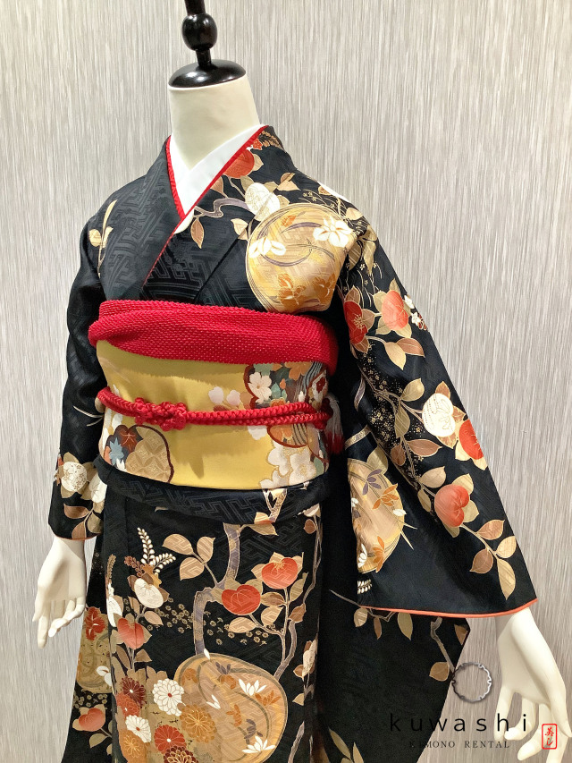 振袖 クワシ着物レンタル 品番８００３３