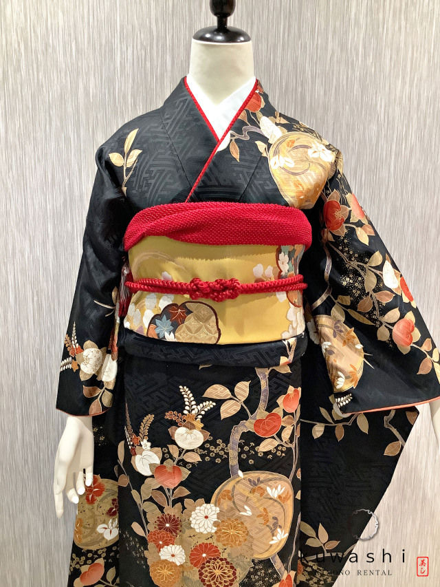 振袖 クワシ着物レンタル 品番８００３３