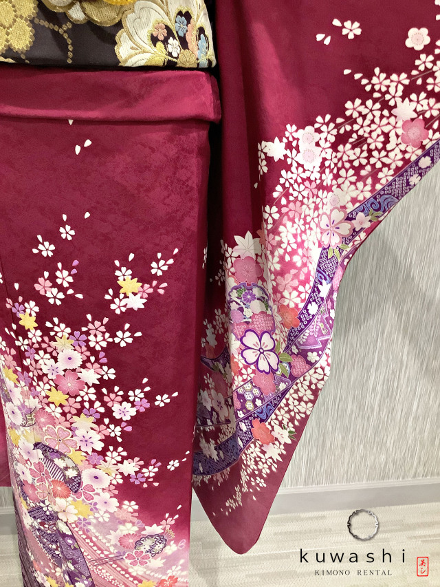 振袖 クワシ着物レンタル 品番８００３６