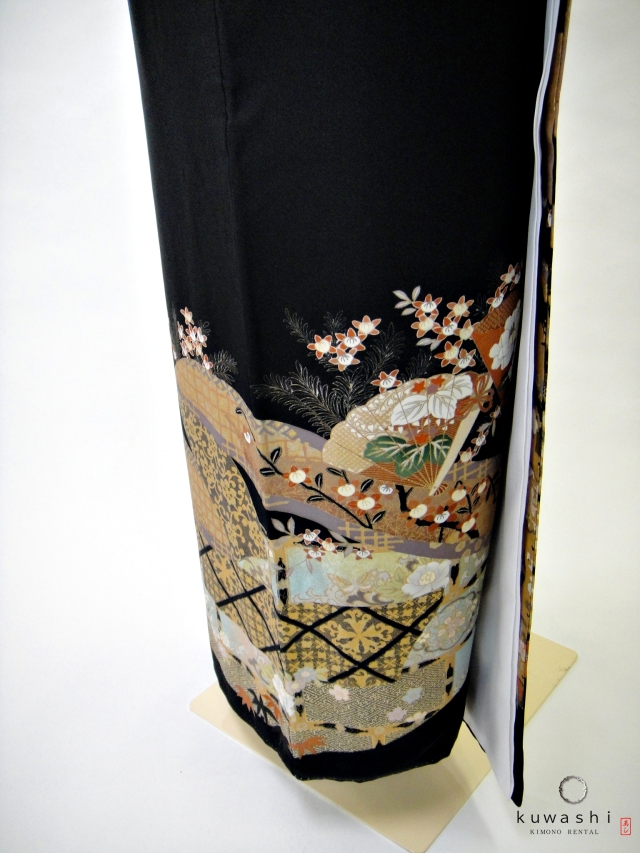 黒留袖レンタル 正絹 貸衣装 結婚式 親着物 高級 手刺繍 着付け ヘアメイク