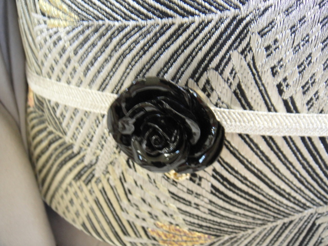 クワシ着物レンタル ライトブラウン加賀調正絹訪問着