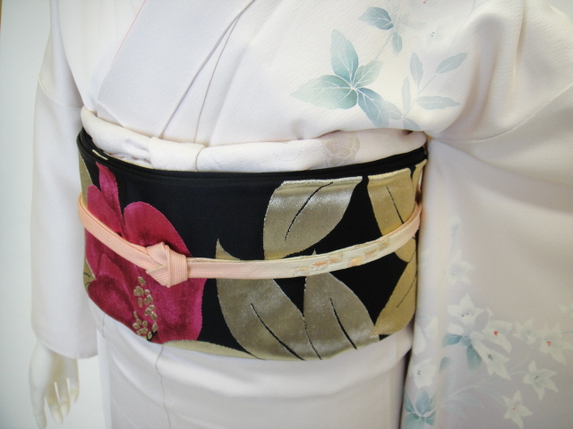 クワシ着物レンタル 薄桜色正絹訪問着