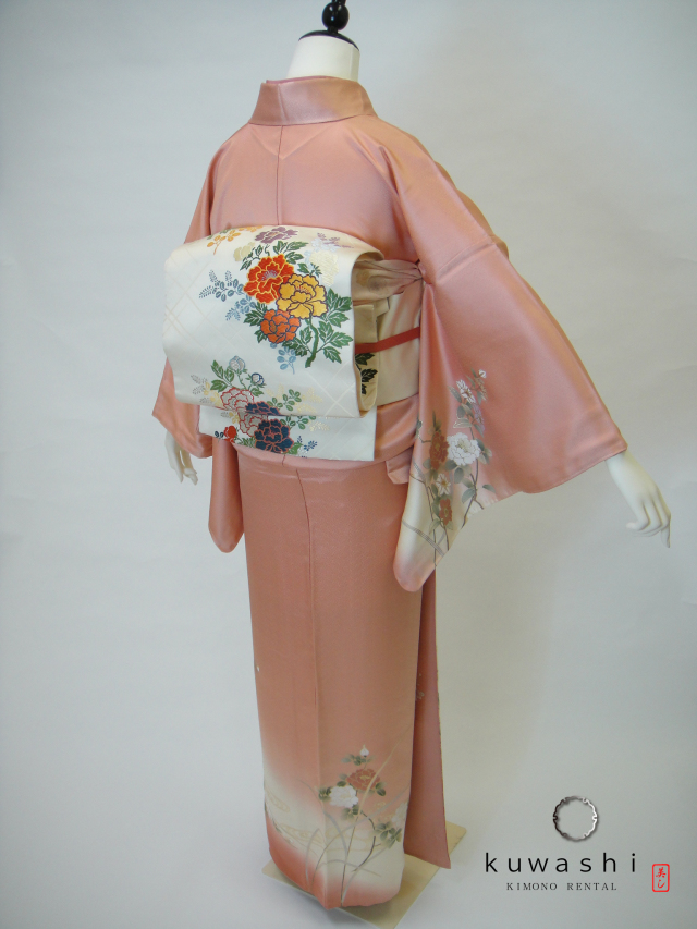 C30正絹　袷　訪問着　トールサイズ　極美品　着物 2025年最新】訪問着 トールサイズ 正絹の人気アイテム - メルカリ