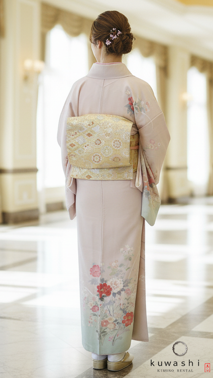 レンタル着物】【往復送料無料】【東京都内着付代無料】 20012