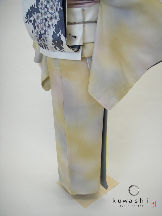 色無地 レンタル 東京 七五三 無地小紋