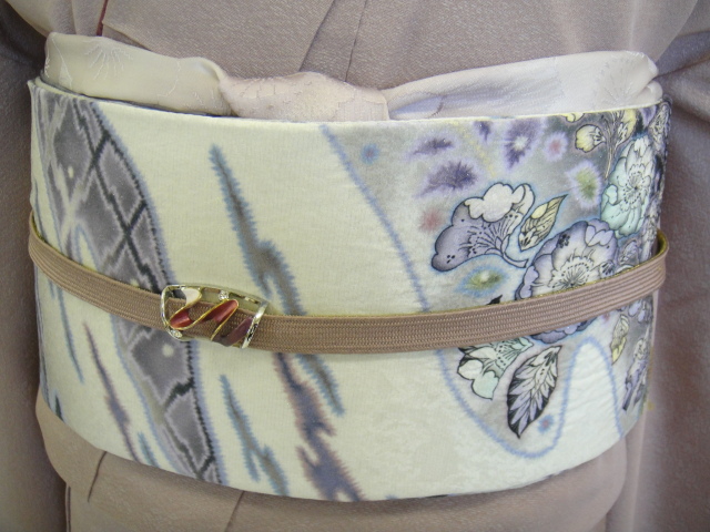 クワシ着物レンタル 紋意匠刺繍正絹付下げ訪問着