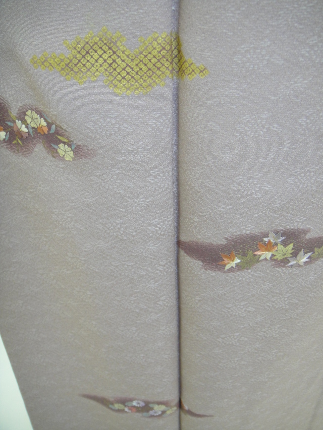 クワシ着物レンタル 紋意匠刺繍正絹付下げ訪問着