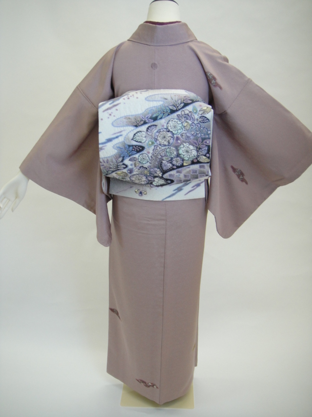 クワシ着物レンタル 紋意匠刺繍正絹付下げ訪問着