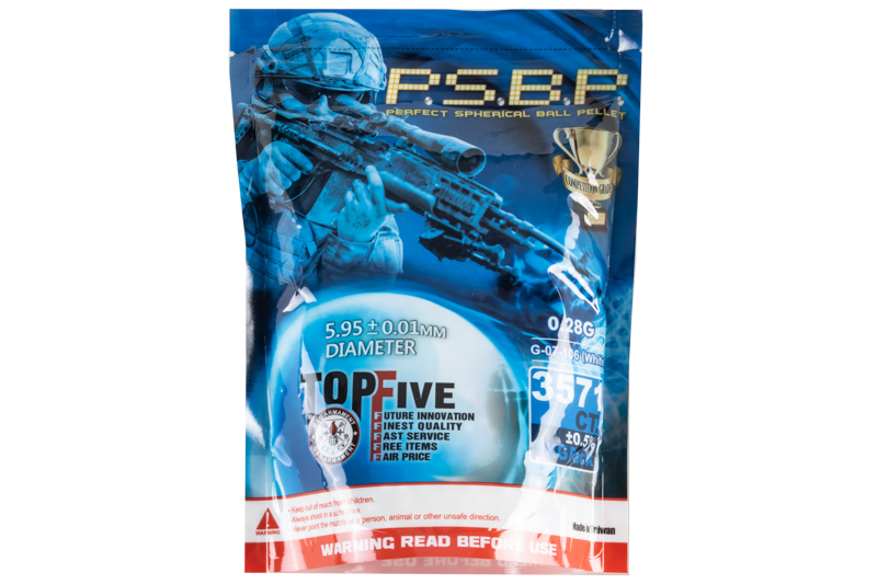 G&G 0.28ｇPSBPプラスチック製精密 BB弾 1kg(3571発）