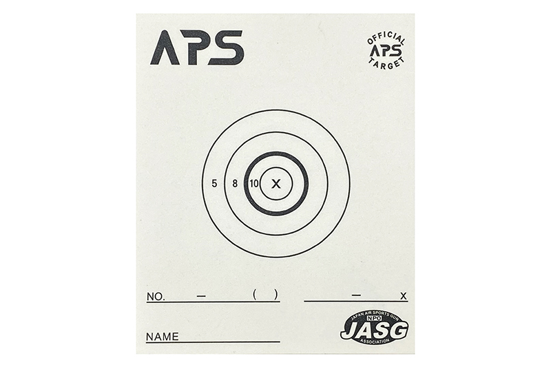 ＪＡＳＧ ＡＰＳ公式ブルズアイターゲット4枚セット【ネコポス可】