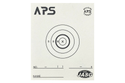 ＪＡＳＧ ＡＰＳ公式ブルズアイターゲット4枚セット【ネコポス可】