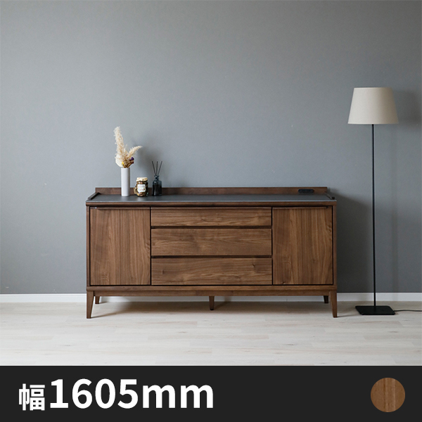 Oliviaセラミック調　幅1600mmサイドボード