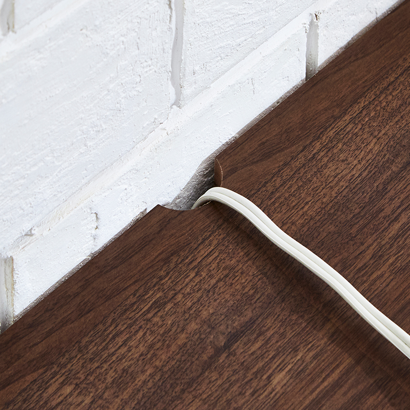 天板背面配線コード穴加工