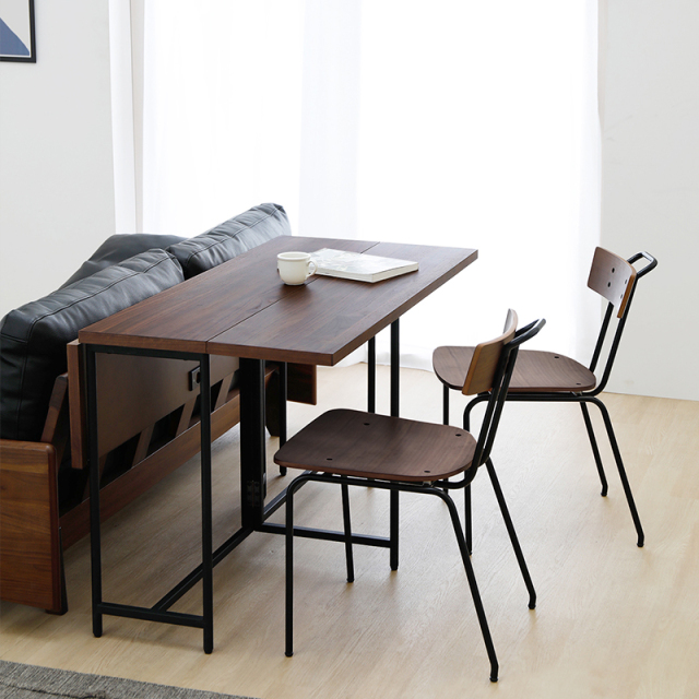 Olivia木製バタフライテーブル 幅1200