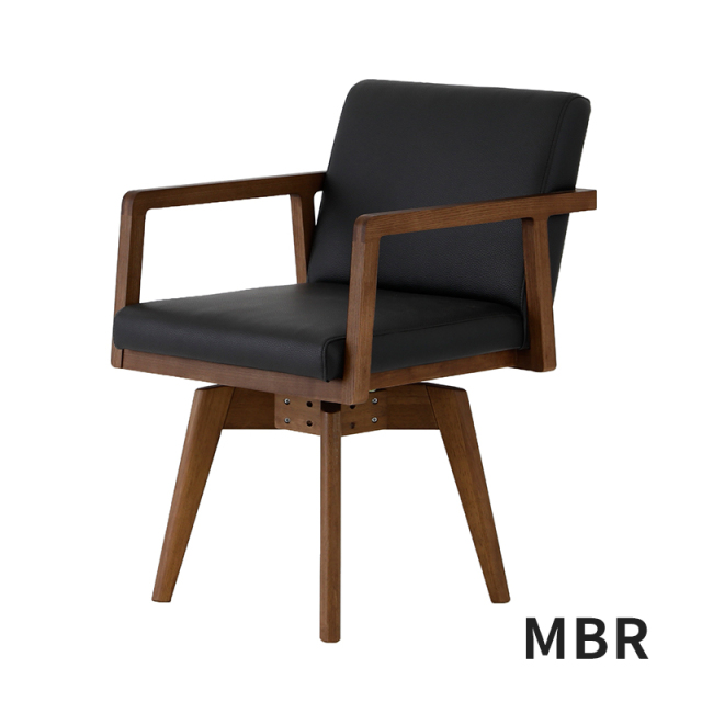 Olivia PVCレザー360度回転チェア