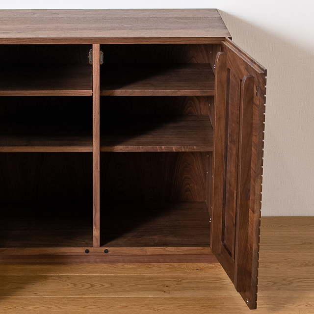 ウォールナットキャビネット 風雅／FUUGA キャビネット W800（ウォールナット・ウォルナット）