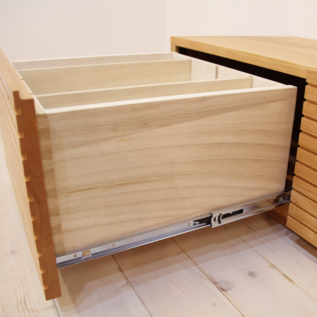 サイズオーダー可】天然木、無垢材使用テレビボード 風雅／FUUGA-W2000