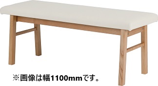 Olivia  座面合成皮革  ダイニングベンチ150　LBR