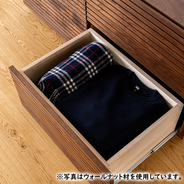 風雅ローチェスト幅1000 ホワイトオーク