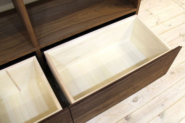 天然木・無垢材使用のシェルフ・飾り棚 ウォールナット 風雅