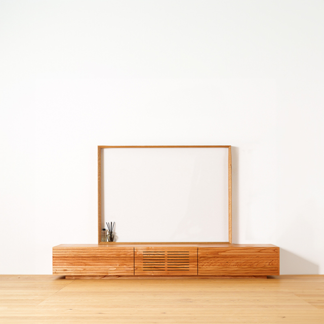 サイズオーダー可】天然木、無垢材使用テレビボード 風雅／FUUGA-W1500