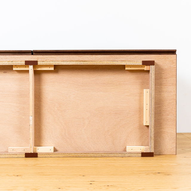 天然木・無垢材使用のシンプル家具シリーズ 風雅 チェスト ウォールナット