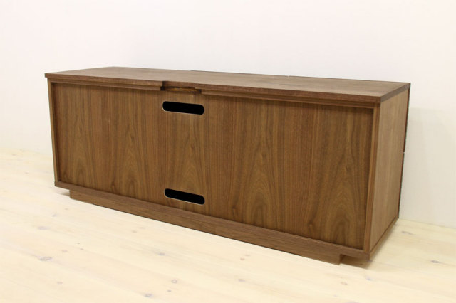 天然木・無垢材使用のシンプル家具シリーズ 風雅 チェスト ウォールナット