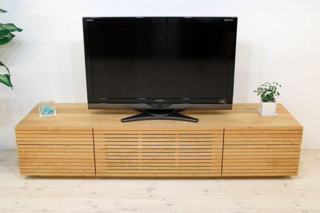 サイズオーダー可】天然木、無垢材使用テレビボード 風雅／FUUGA