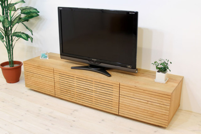 サイズオーダー可】天然木、無垢材使用テレビボード 風雅／FUUGA