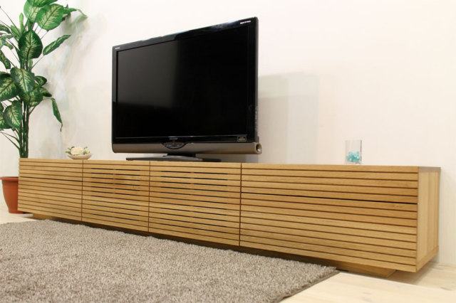 サイズオーダー可】天然木、無垢材使用テレビボード 風雅／FUUGA