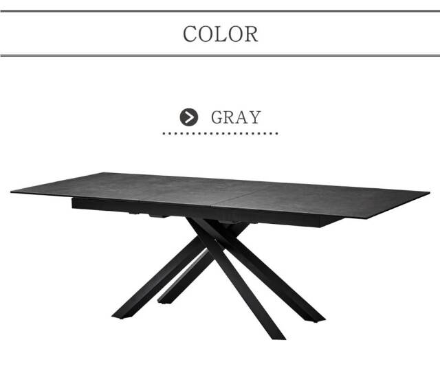 ダイニングテーブル　160-200　伸長式テーブル