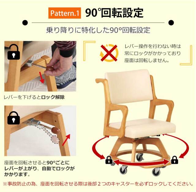 介護チェア／ダイニングチェア　1脚