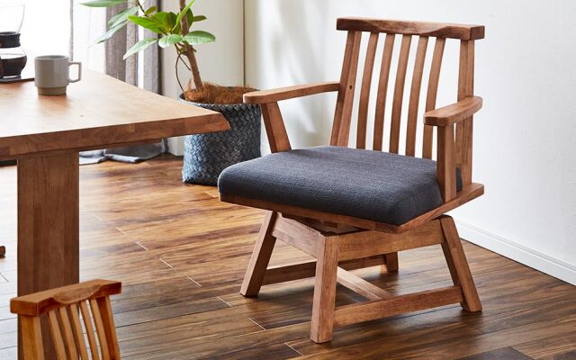 ダイニング6点セット　（180テーブル+160ベンチ+肘付回転チェア2脚+肘無回転チェア2脚）