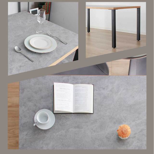 ダイニングテーブル　150テーブル天板　（アイアンC脚）